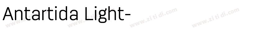 Antartida Light字体转换